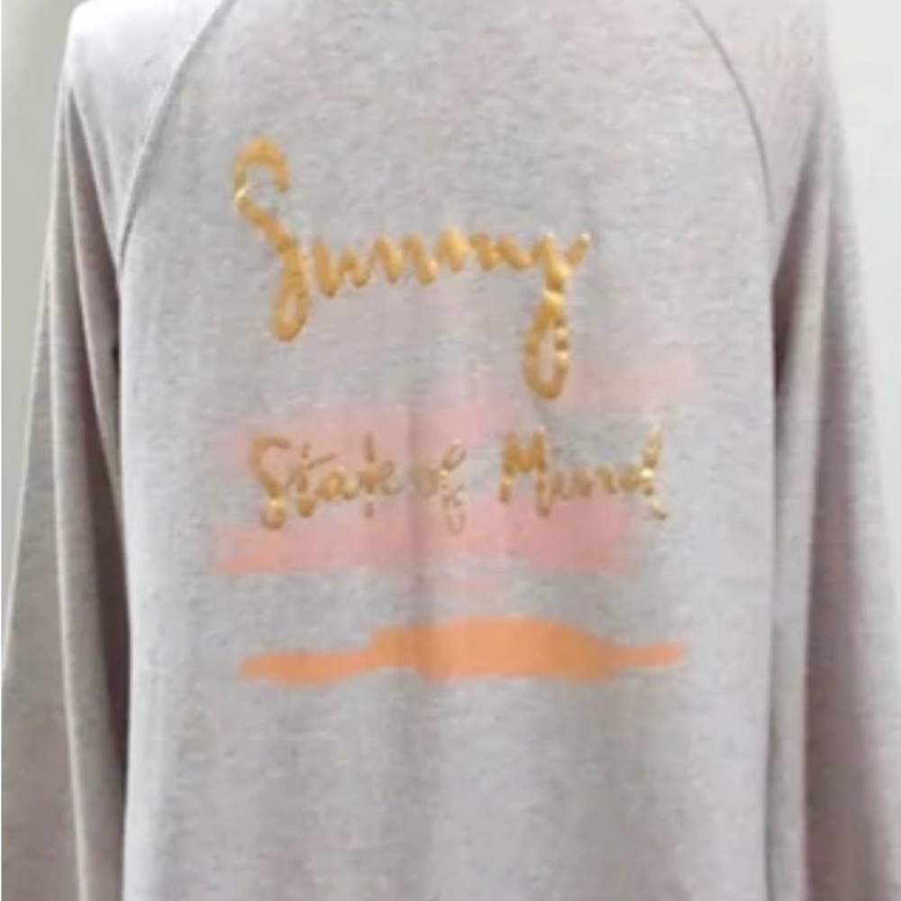 Lilly Pulitzer Sunny State of Mind Cream Quarter-Zip Pullover